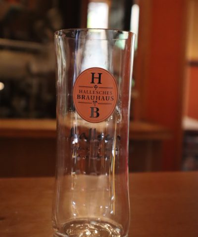 Hallesches Brauhaus Bierglas "Hallsch"