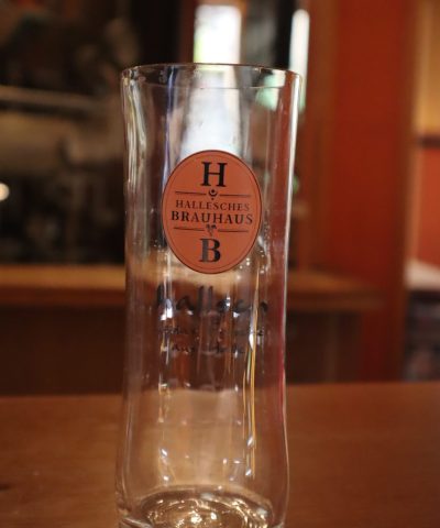 Hallesches Brauhaus Bierglas "Hallsch"