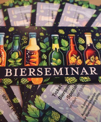 Aufpreis Bierseminar 10,00€